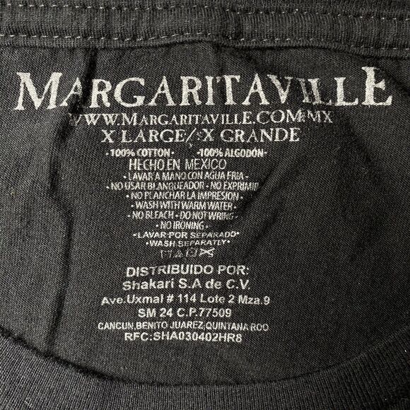 Jimmy Buffet Margaritaville Cozumel Youth XL Short Sleeve Graphic T Shirt - Picture 3 of 9